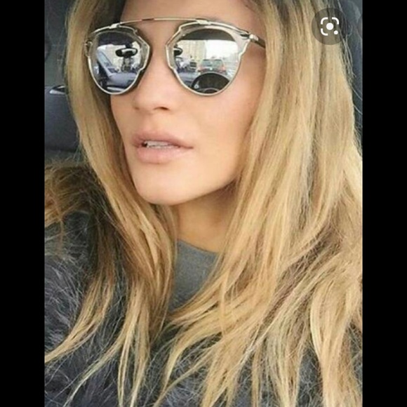 Dior Accessories - Christian Dior Silver Aviator
